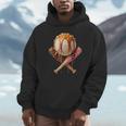 Baseball Ice Cream Drip Style Melting Ice Cream Youth Teen Unisex Hoodie