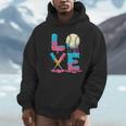 Baseball Love Drip Ice Cream Colorful Baseball Unisex Hoodie Baseball Love Drip Ice Cream Colorful Baseball Unisex Hoodie