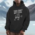 Baseball Player Catcher Thou Shalt Not Steal Coach Baseball Unisex Hoodie Baseball Player Catcher Thou Shalt Not Steal Coach Baseball Unisex Hoodie