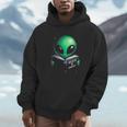 Believe In YourSelf Cute Alien Reading Book Unisex Hoodie Believe In YourSelf Cute Alien Reading Book Unisex Hoodie