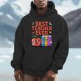 Best Teacher Ever Cute Apple Books School Classroom Vibes Unisex Hoodie