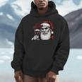 Bite Christmas Vampire Santa Claus Vintage Comic Book Style Unisex Hoodie