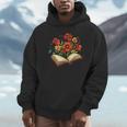 Book With Blooming Flowers Reading Nature Garden Unisex Hoodie Book With Blooming Flowers Reading Nature Garden Unisex Hoodie