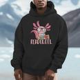 Book Reading Readolotl Amphibian Animal Bookworm Axolotl Unisex Hoodie