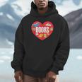 Books Book Reader Bookworm Teacher Valentine's Day Unisex Hoodie Books Book Reader Bookworm Teacher Valentine's Day Unisex Hoodie