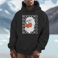 Booooks Cute Ghost Reading Books Halloween For Teacher &Kids Unisex Hoodie
