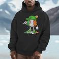 Boys St Patricks Day Irish Flag Kids Baseball Ice Cream Drip Unisex Hoodie Boys St Patricks Day Irish Flag Kids Baseball Ice Cream Drip Unisex Hoodie