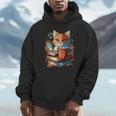 Cat Reading A Book Men Women Kids Unisex Hoodie