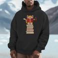 Cats And Reading Books Literature Unisex Hoodie Cats And Reading Books Literature Unisex Hoodie