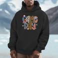 Checkered Leopard Game Day Baseball Men Women Kids Unisex Hoodie Checkered Leopard Game Day Baseball Men Women Kids Unisex Hoodie