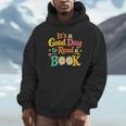 Cheerful Good Day To Read A Book Cozy Warm Bookworm Unisex Hoodie