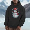 Christmas Baseball Snowman Xmas Pajamas Women Men Boys Unisex Hoodie Christmas Baseball Snowman Xmas Pajamas Women Men Boys Unisex Hoodie
