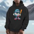 Cool Ice Cream Drip Baseball Drip For Boys Sports Kids Unisex Hoodie Cool Ice Cream Drip Baseball Drip For Boys Sports Kids Unisex Hoodie