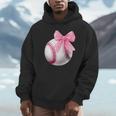 Cute Coquette Baseball Pink Bow Player & Fan Girls Unisex Hoodie Cute Coquette Baseball Pink Bow Player & Fan Girls Unisex Hoodie