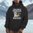 Cute Glasses Read Books & Pet My Maltese Lover Unisex Hoodie Cute Glasses Read Books & Pet My Maltese Lover Unisex Hoodie