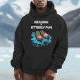 Cute Otter Reading Book Two Otter Reading Is Otterly Fun Unisex Hoodie