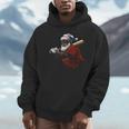 Dominican Republic Santa Christmas Baseball Beisbol Unisex Hoodie