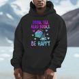 Drink Tea Read Books Be Happy Tea Lover Bookworm Librarian Unisex Hoodie