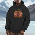 Fall Book Pumpkin Autumn Retro Reading Teacher Books Lover Unisex Hoodie