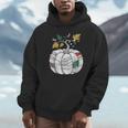 Fall Bookshelf Pumpkin Autumn Reading Unisex Hoodie