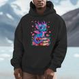 Fantasy Dragon Reading Books Bookworm Unisex Hoodie Fantasy Dragon Reading Books Bookworm Unisex Hoodie
