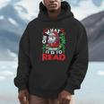 What Fun It Is To Read Books Christmas Santa Reading Books Unisex Hoodie