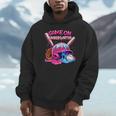 Game Kindergarten Baseball Ice Cream Drip On Back To School Unisex Hoodie