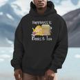 Happiness Is Books And Tea Unisex Hoodie Happiness Is Books And Tea Unisex Hoodie
