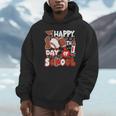 Happy 100 Days Of School Baseball Football PE Teacher Unisex Hoodie Happy 100 Days Of School Baseball Football PE Teacher Unisex Hoodie