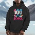 HUGvyn 100 Days Of School Baseball Ice Cream Teacher Student Unisex Hoodie HUGvyn 100 Days Of School Baseball Ice Cream Teacher Student Unisex Hoodie