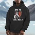 It's My 8th Birthday Baseball Football Heart 8 Year Old Unisex Hoodie