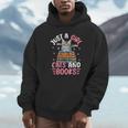 Just A Girl Who Loves Books And Cats Cat Reading Girls Unisex Hoodie Just A Girl Who Loves Books And Cats Cat Reading Girls Unisex Hoodie