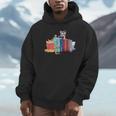 Kawaii Cat Book Ends Library Decor Librarian Unisex Hoodie
