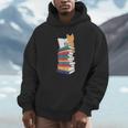 Kawaii Cat Books Tea Coffee Unisex Hoodie Kawaii Cat Books Tea Coffee Unisex Hoodie