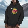 Latina Superhero Comic Book Bubble Unisex Hoodie Latina Superhero Comic Book Bubble Unisex Hoodie
