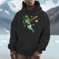 Leprechaun Play Baseball St Patrick's Day Men Kid Boys Unisex Hoodie Leprechaun Play Baseball St Patrick's Day Men Kid Boys Unisex Hoodie
