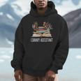 Library Assistant Messy Bun Library Book Reader Unisex Hoodie