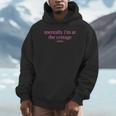Mentally I'm At The Cottage Bookish Romance Book Lover Unisex Hoodie