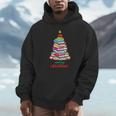Merry Christmas Tree Book Reading Librarian Unisex Hoodie Merry Christmas Tree Book Reading Librarian Unisex Hoodie