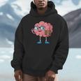 Nerd Brain With Book And Glasses Unisex Hoodie Nerd Brain With Book And Glasses Unisex Hoodie