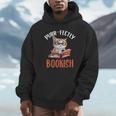 Purr-Fectly Bookish Cats And Books Unisex Hoodie Purr-Fectly Bookish Cats And Books Unisex Hoodie