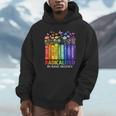 Radicalized By Basic Decency Books Rainbow LGBT Floral Women Unisex Hoodie Radicalized By Basic Decency Books Rainbow LGBT Floral Women Unisex Hoodie