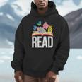 Read Book Cute School Teacher Librarian Elephant Pigeon Unisex Hoodie Read Book Cute School Teacher Librarian Elephant Pigeon Unisex Hoodie