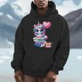 Read Books Be Kind Stay Weird Cute Unicorn Reading Librarian Unisex Hoodie