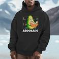 Reading Avocado Book School Librarian Abookado Unisex Hoodie