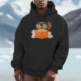Reading Owl Art Men Women Kids Bookworm Book Lovers Unisex Hoodie