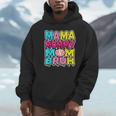 Retro Mama Mommy Mom Bruh Baseball Women Girls Unisex Hoodie Retro Mama Mommy Mom Bruh Baseball Women Girls Unisex Hoodie