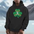 Retro Shamrock Baseball St Patricks Day Men Women Boys Girls Unisex Hoodie