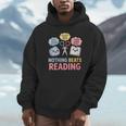 Rock Paper Scissors Nothing Beats Reading Book Lover Unisex Hoodie
