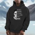 Ruth Bader Ginsburg Shirt Girl With A Book Political Resist Unisex Hoodie Ruth Bader Ginsburg Shirt Girl With A Book Political Resist Unisex Hoodie